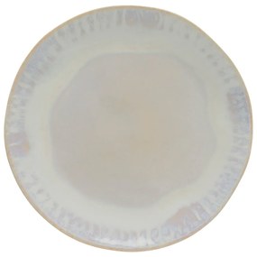 Biely kameninový tanier Costa Nova Brisa, ⌀ 20 cm