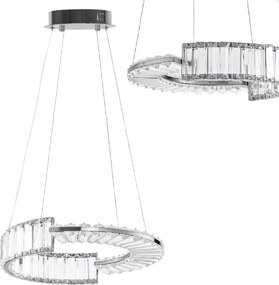 Toolight Toolight, LED stropné svietidlo APP1527-CP40, chrómová, OSW-06976