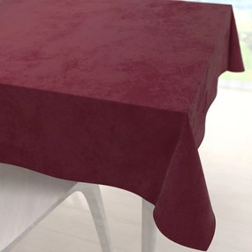 Biante Zamatový štvorcový obrus Velvet Prémium SVP-010 Tmavo vínový 80x80 cm