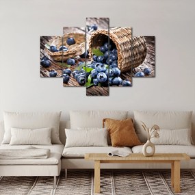 Obraz - Šťavnaté čučoriedky (150x105 cm)