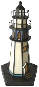 Dekoratívna vitrážová lampa MAJÁK