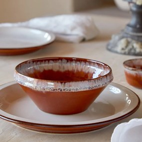 Tanier z kameniny v tehlovo-béžovej farbe ø 26 cm Poterie – Casafina