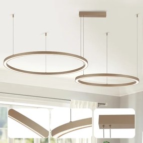 Brilagi - stmievateľný LED závesný luster PORTOFINO LED/98W/230V béžový + DO