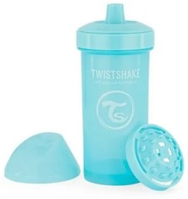 Twistshake Netečúca fľaša s náustkom 360 ml 12 m+, modrá