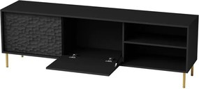 TV stolík Balle (čierna + zlatá). Vlastná spoľahlivá doprava až k Vám domov. 1049350
