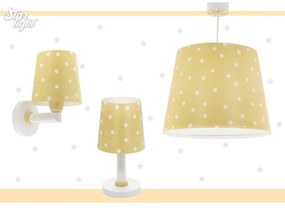 Dalber 82211A - Detská lampička STAR LIGHT 1xE14/40W/230V žltá