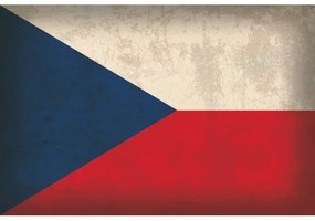 Ceduľa Vlajka Česko