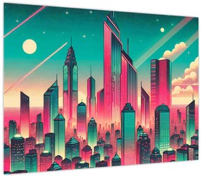 Obraz – Veľkomesto v pop-art štýle (70x50 cm)
