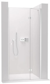 Cerano Marino, 1-krídlové delené sprchové dvere 120x190 cm, 6mm číre sklo, chrómový profil, CER-CER-420210