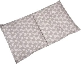 Záhradný polster Sunday 50x98 cm, vlnky, sivý%