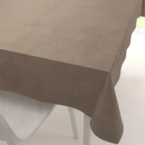 Biante Veľký zamatový obdĺžnikový obrus Velvet Premium SVP-005 Svetlo hnedý 240x300 cm