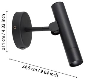 Eglo 900907 - LED Nástenné svietidlo ALMUDAINA LED/5W/230V