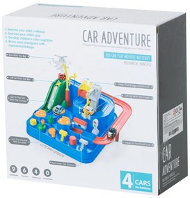 Autodráha KIK s prekážkovou garážou a 4 vozidlami