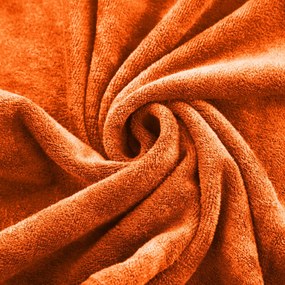 RÝCHLOSCHNÚCI UTERÁK Z MIKROVLÁKNA AMY16 SADA 3KS 70X140 CM ORANŽOVÁ