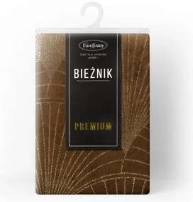 OBRUS BLINK 14 35X140 CM HNEDÝ