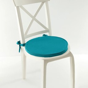 Okrúhle sedáky na stoličky, jednofarebné plátno Priemer 40 cm.