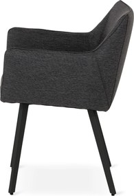 Jedálenské kreslo s rýchloschnúcou penou a textilným poťahom vhodným aj do exteriéru