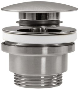 Rea Rea, univerzálna umývadlová odtoková zátka, ClickClack, nikel, REA-A6000