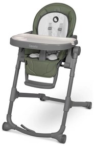 Lionelo - Detská jedálenská stolička CORA PLUS Olivovo zelená