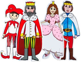MARIONETINO – Kašpárek a princezná – bábky 4 ks
