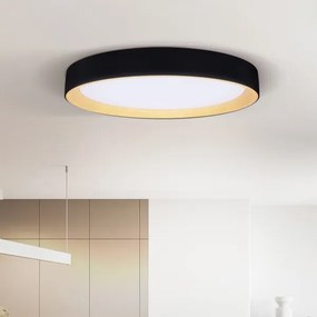 Brilagi - stmievateľné stropné svietidlo LARIOS LED/72W/230V, čierne, priemer 59 cm + diaľkové ovládanie