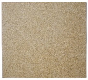 Vopi, Kusový koberec Color Shaggy béžový štvorec, 200x200, béžová, obývacia izba