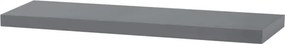 Nástenná polica sivá P-005 GREY lesk