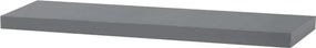 Nástenná polica sivá P-005 GREY lesk