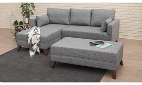 Sivá rohová pohovka (ľavý roh) Bella – Balcab Home