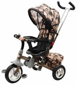 Baby Mix Detská trojkolka 3v1 Typhoon 360°, army