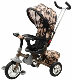 Baby Mix Detská trojkolka 3v1 Typhoon 360°, army