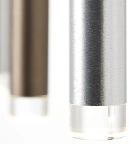 Brilliant - LED stmievateľný luster na lane CEMBALO LED/60W/230V chróm/čierna/hnedá