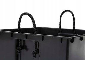 Kvetináč Porto 57x29 cm šedý betón