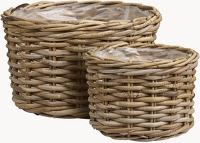 Ratanové kvetináče Kalak, 2 ks