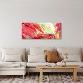 Obraz abstrakcie - maľba (120x50 cm)