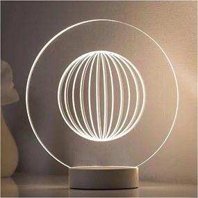 Paulmann Paulmann 79533 - LED Stolná lampa WOOL LED/3W/230V W0803E