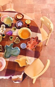 HK living Kameninový tanier Shell Sienna