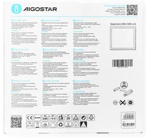 Aigostar - LED Podhľadový panel LED/40W/230V 6500K 60x60cm biela