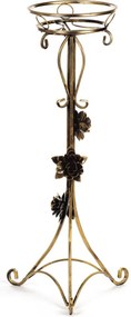 STOJAN NA KVETINÁČ FALA 95X38X38 CM ZLATÁ