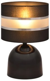 Stolná lampa HELEN 1xE27/15W/230V čierna/strieborná