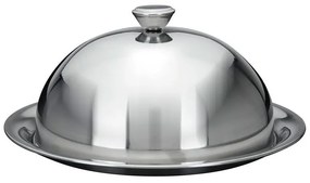 Kovový podnos s vekom 24 cm