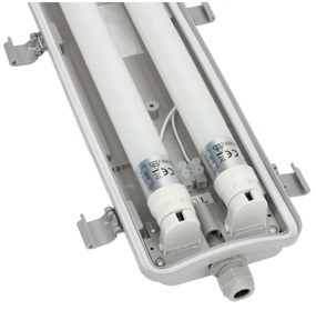 LED Technické žiarivkové svietidlo T8 2xG13/18W/230V 6500K IP65
