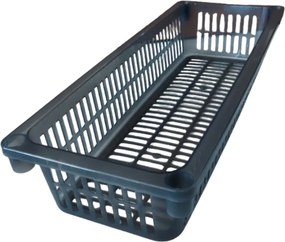 usporadejto.cz Úložný kôš, box a organizér extra hlboký 50cm x 20cm INVA, dymový