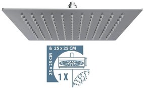 Schütte Sprchová tyč Silver Rain  (100335882)