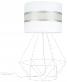 Stolná lampa Elegance, 1x textilné tienidlo (výber zo 6 farieb), (výber z 3 farieb konštrukcie)