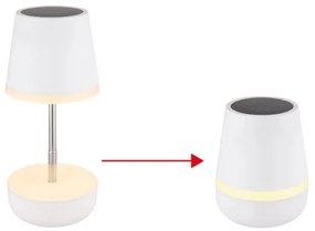 Globo 36638W - LED Solárna lampa 10xLED/0,06W/3V IP44 biela