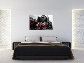 Stará lokomotíva - obraz