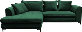 XXXLutz ROZKLADACIA ROHOVÁ SEDAČKA, textil, zelená Livetastic - Online Only obývacie izby - 001574004308