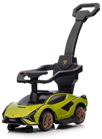 Lean Toys Detské odrážadlo Lamborghini QLS-996T s rúčkou - zelené