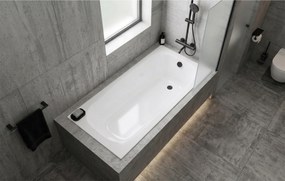 Erga Pureline-O, vaňa 1400x700x400 mm bez nožičiek, biela lesklá, ERG-V07-PURELINE-O-140x070-WH